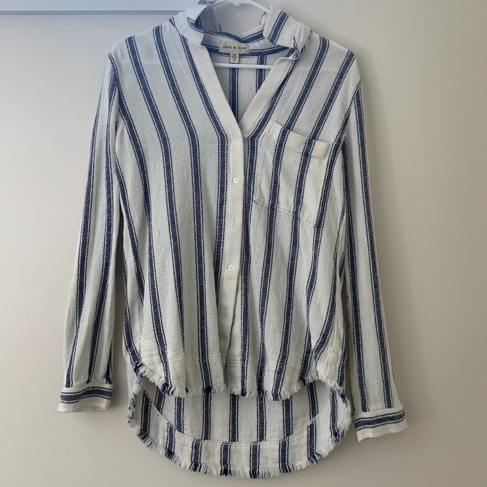 Cloth & Stone Beachy Striped Buttondown